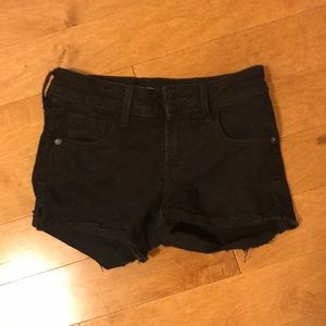 Old navy black jean shorts girls size small